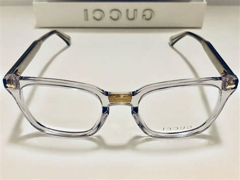 gucci designer glasses frames|clear eyeglasses frames gucci.